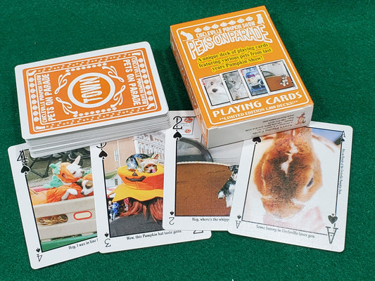 Pets On Parade Pumpkin Show Playing Cards - From 2007