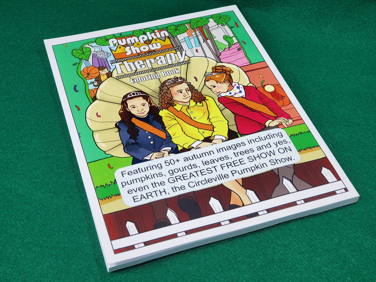 Pumpkin Show Therapy Coloring Book - From 2017