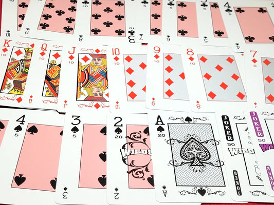 Canasta Clásico Playing Cards: Deluxe Double Deck Set - Point Values
