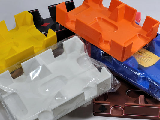 Mystery Playing Card Tray Box: Used for Canasta, Rummy, Games - Made in USA