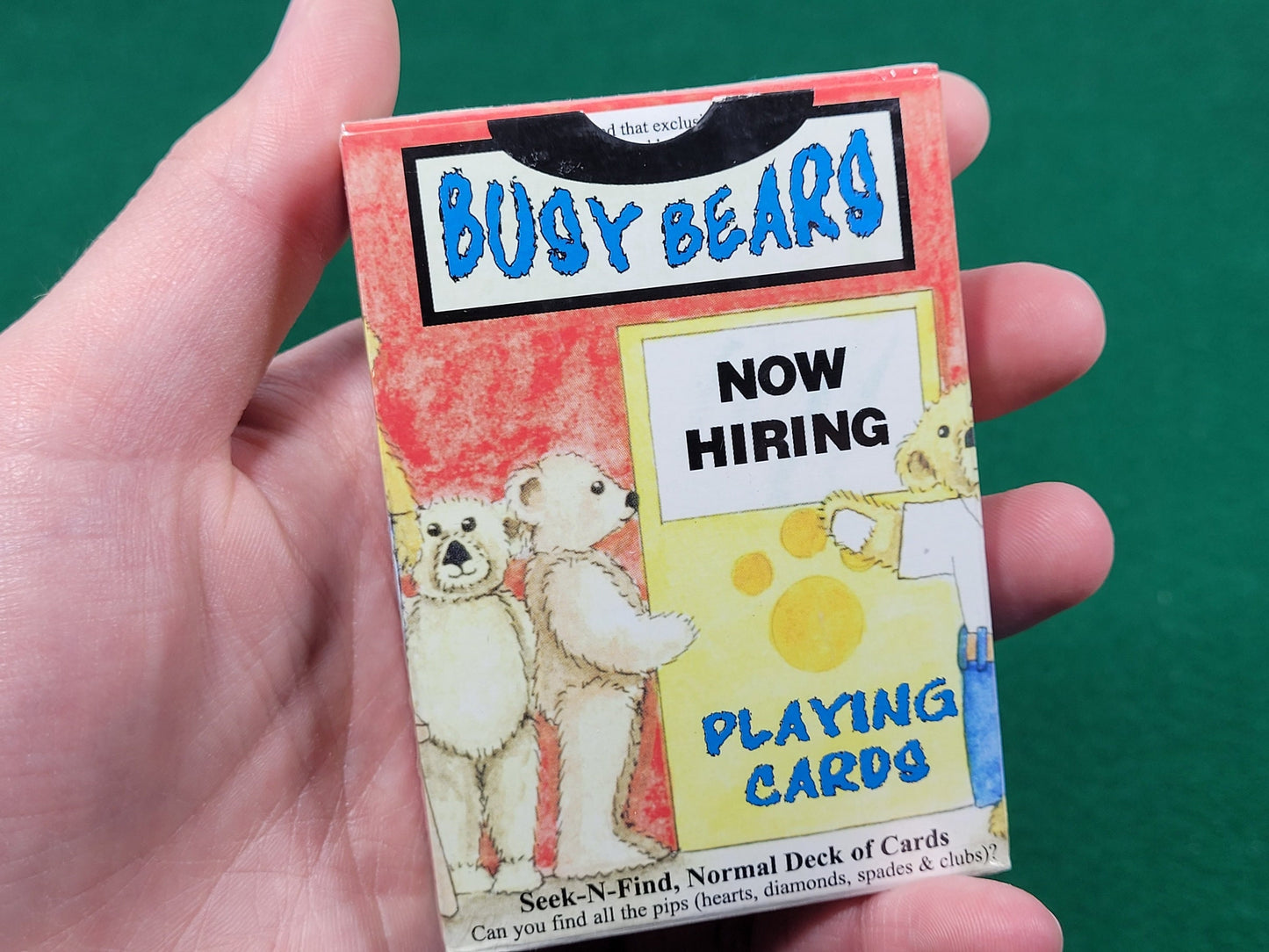 Busy Bear Playing Card Deck: Hidden Image Art - Limited Edition