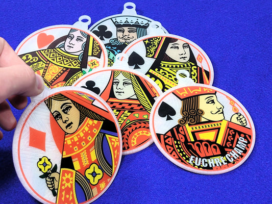 Personalized Playing Card Ornament: Custom Poker Fan Gift, Made in USA