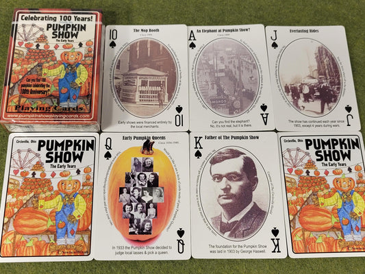 Circleville Ohio Pumpkin Show Playing Cards: 100th Anniversary Souvenir, 2006 Edition