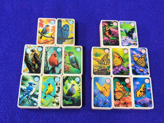 Birds and Butterflies Mahjong Tile Game: Seaside Escape, US Made