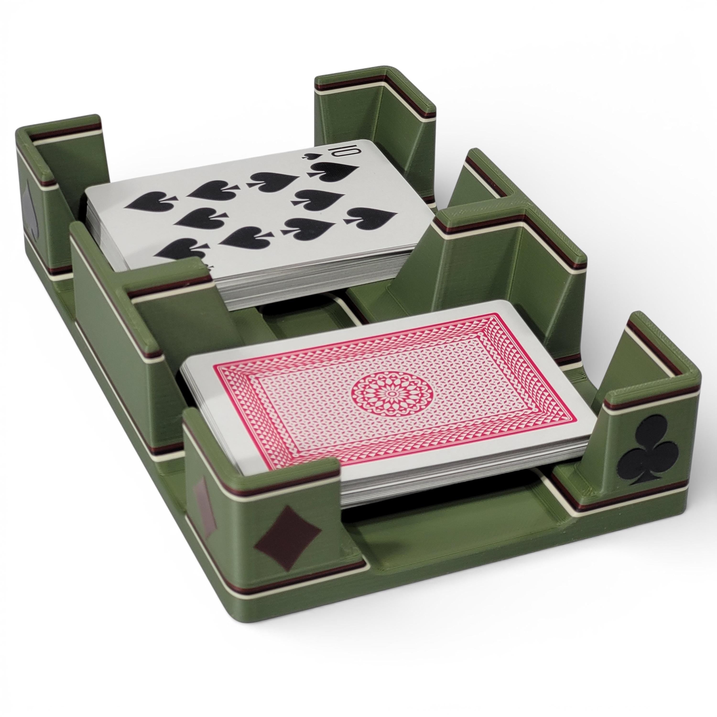 Camouflage Playing Card Tray Suited Designed For 2 Decks US Made C camouflage-playing-card-tray-suited-designed-for-2-decks-us-made-c