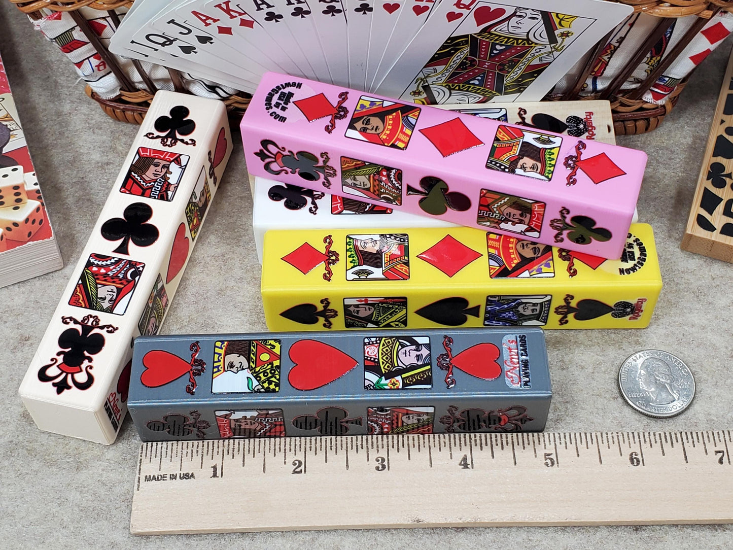 Royalty Suited Trump Marker: Card Game Indicator with Suits - Made in USA