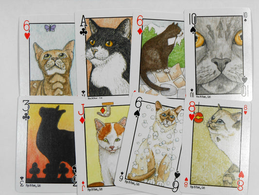 Cats Pips & Paws Playing Card Deck: Featuring Seek-N-Find Art Images