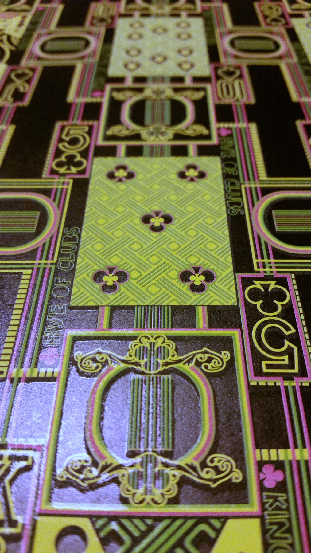 The Hallucinatory Deck of Playing Cards - Glow-in-The-Dark Deck - Caution - May Cause Hallucinations from The Design, Touch and Smell - Limited Edition