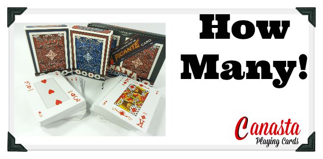 How many decks do I need for canasta?