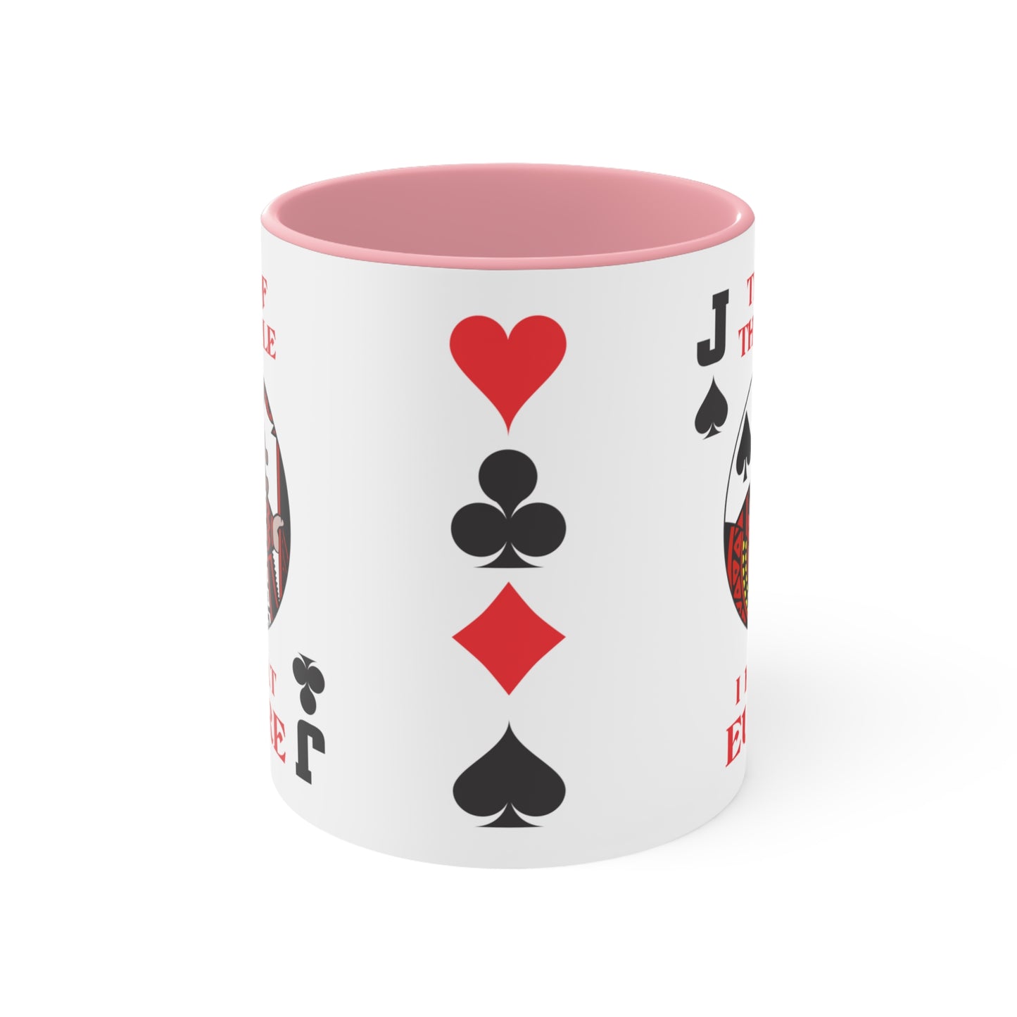 Tears of the People I Beat at Euchre Mug | Playing Card Jack Accent