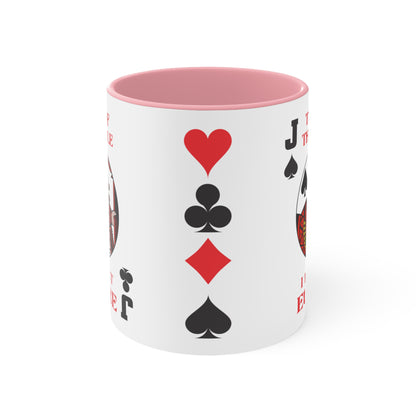 Tears of the People I Beat at Euchre Mug | Playing Card Jack Accent