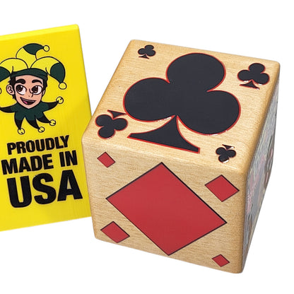Suited Trump Indicator: Trumpmendous EDGE Maple Wood Card Game Marker - Made in USA