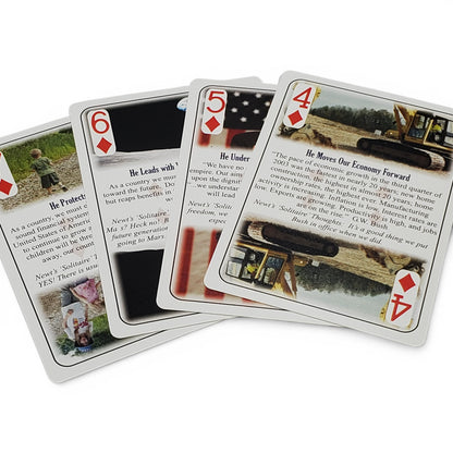 52 Reasons to Re-Elect George W. Bush Playing Cards - Vintage (2004)