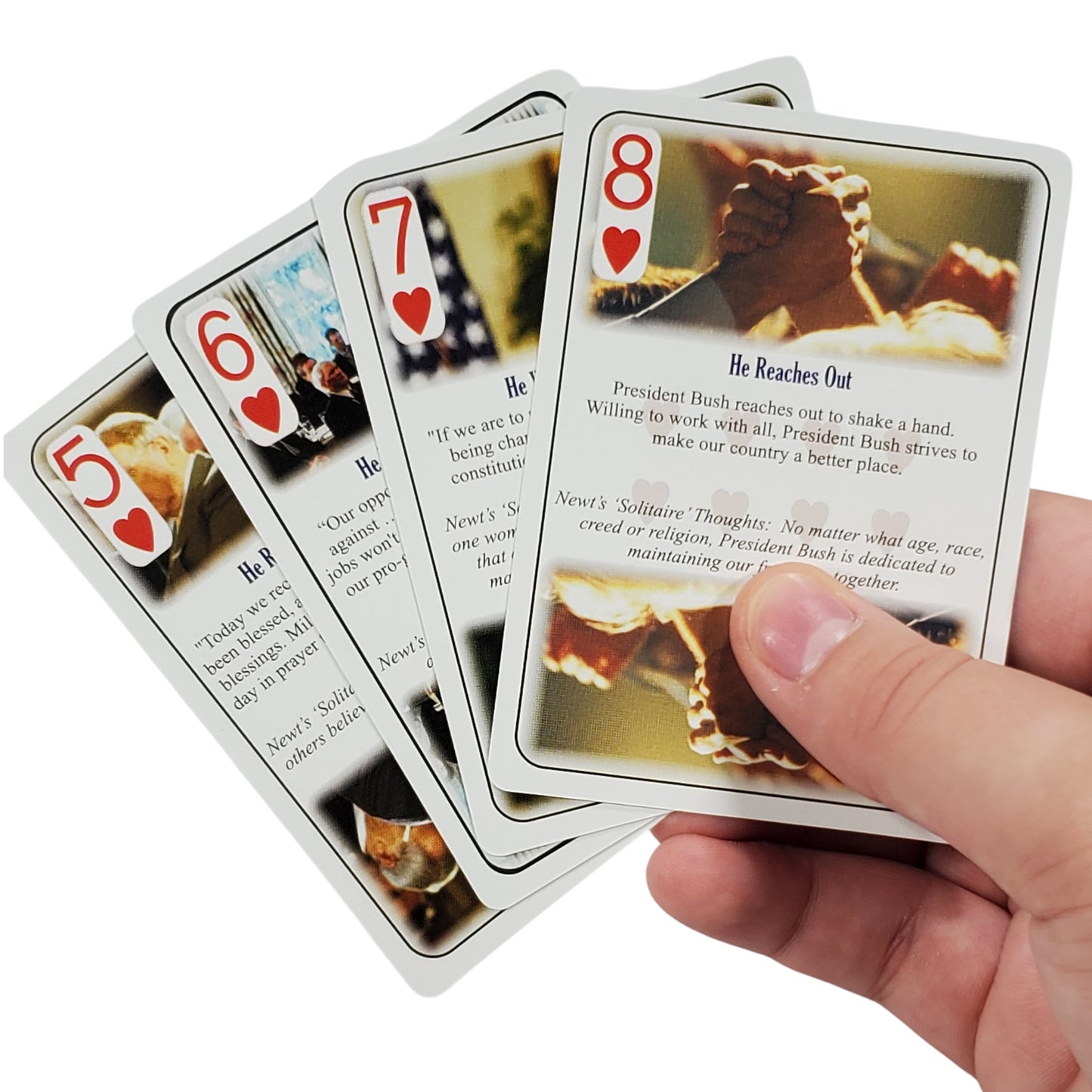 52 Reasons to Re-Elect George W. Bush Playing Cards - Vintage (2004)
