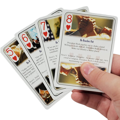 52 Reasons to Re-Elect George W. Bush Playing Cards - Vintage (2004)