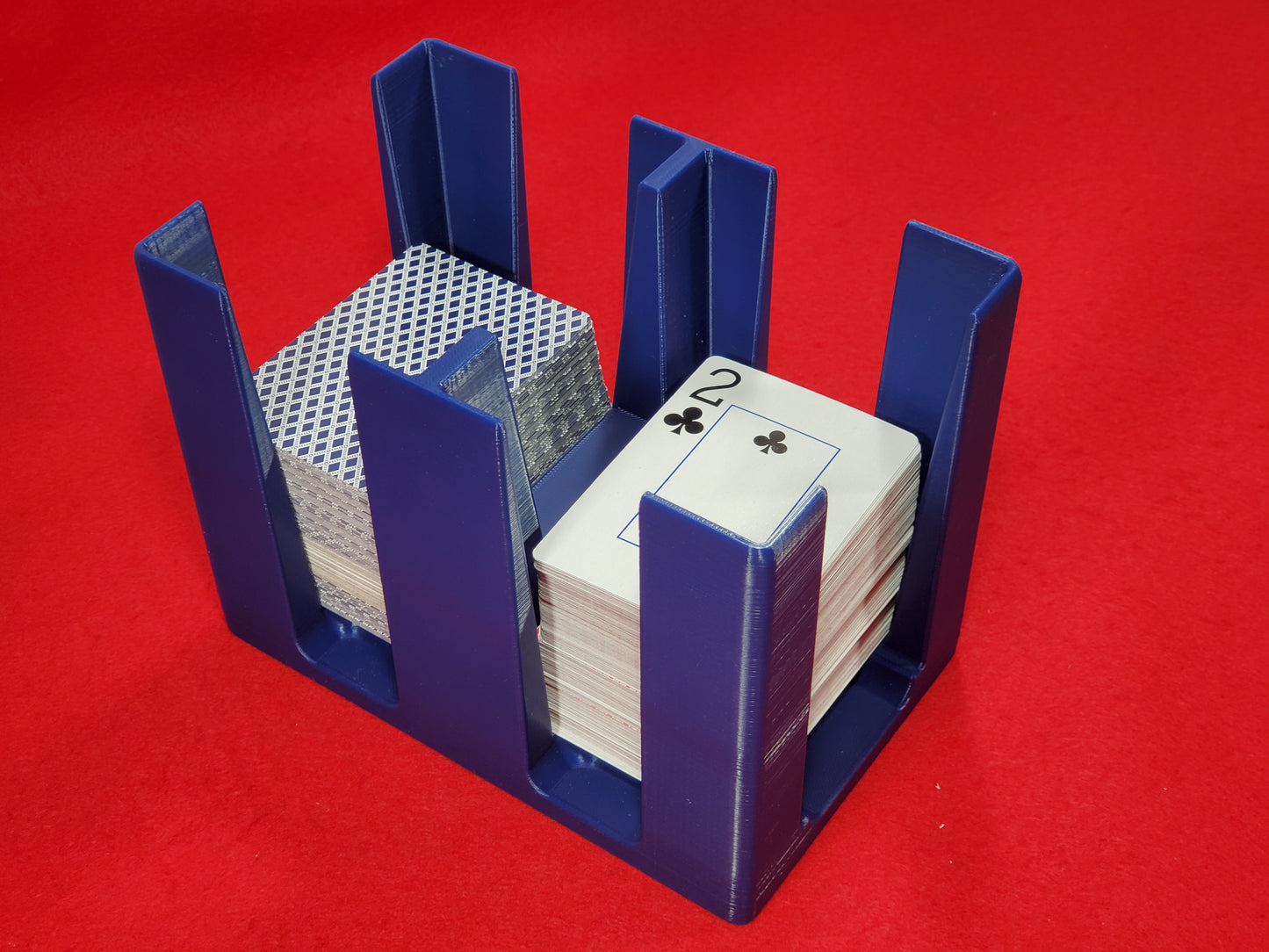 12-Deck Playing Card Tray: Canasta, Samba, Hand & Foot Card Games