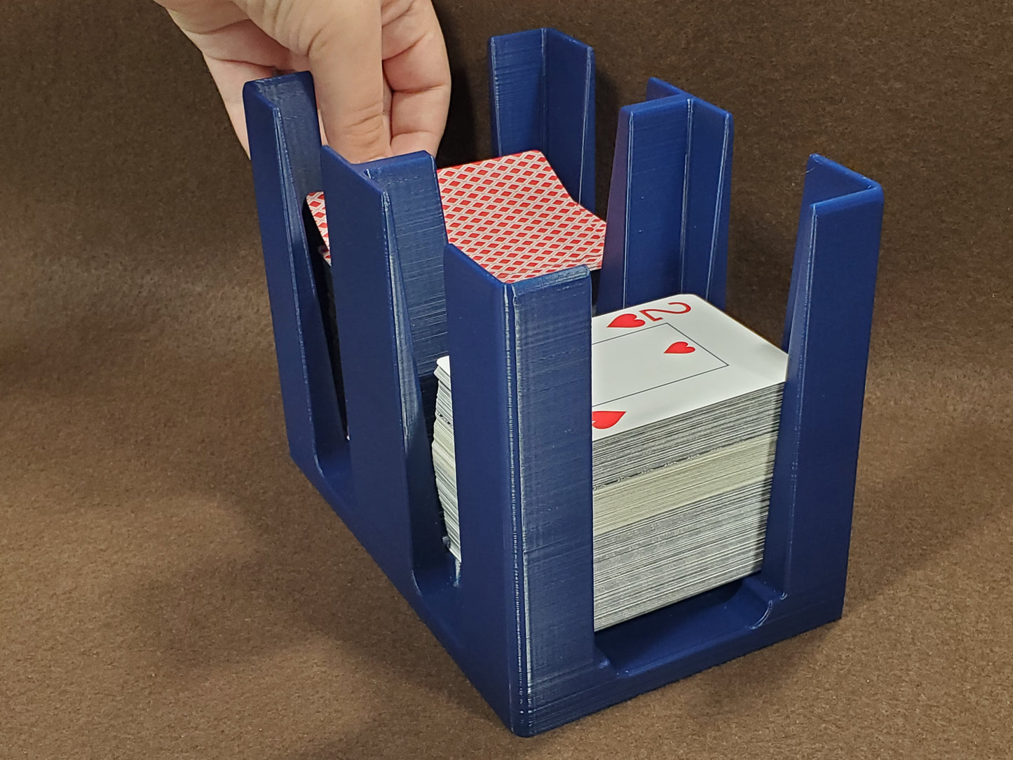 12-Deck Playing Card Tray: Canasta, Samba, Hand & Foot Card Games