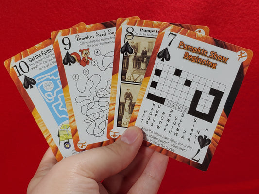 The 'Mazing' Pumpkin Show Deck of Cards - From 2013