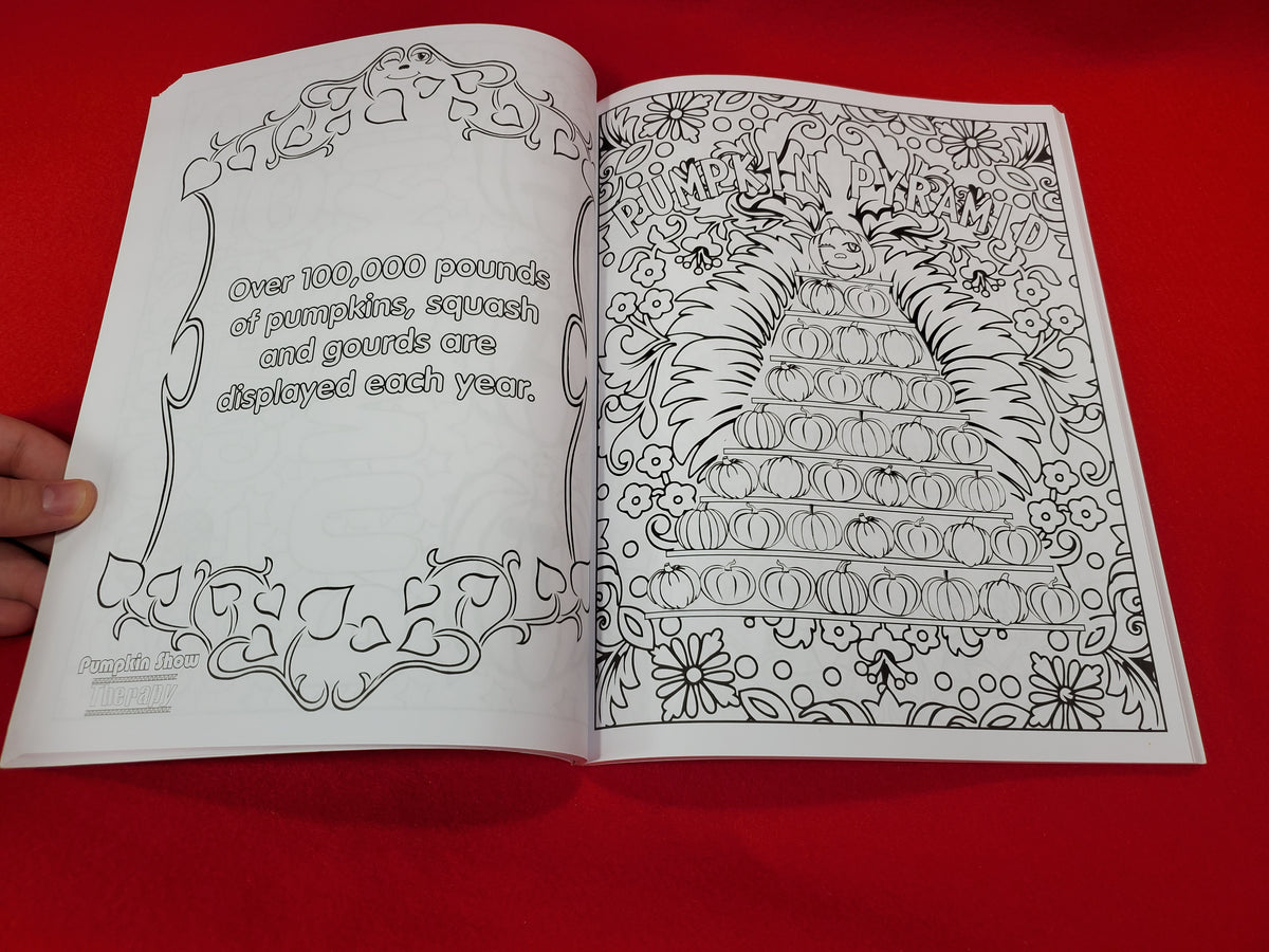 Pumpkin Show Therapy Coloring Book - From 2017