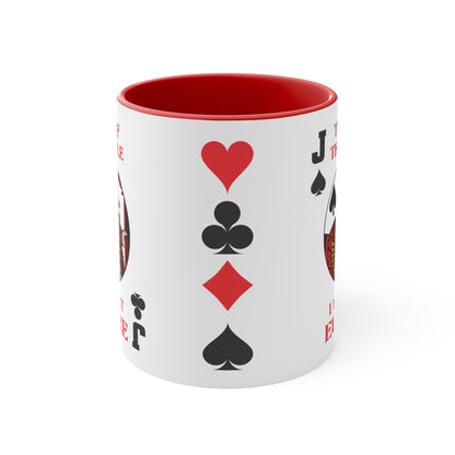 Tears of the People I Beat at Euchre Mug | Playing Card Jack Accent