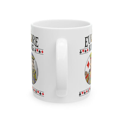 Euchre King Mug | Playing Card Queen design, Ceramic Mug