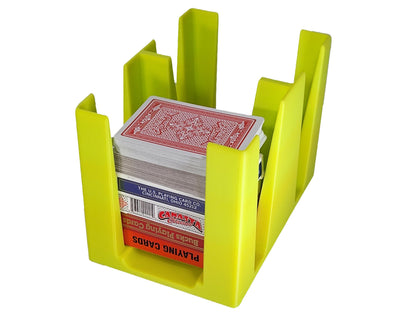 12-Deck Playing Card Tray: Canasta, Samba, Hand & Foot Card Games