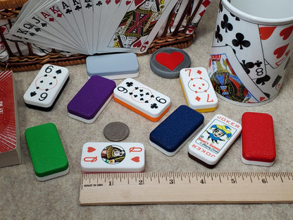 Cardian Poker Dominoes (MOD): Standard 52+2 Jokers Playing Card Deck, Made in USA