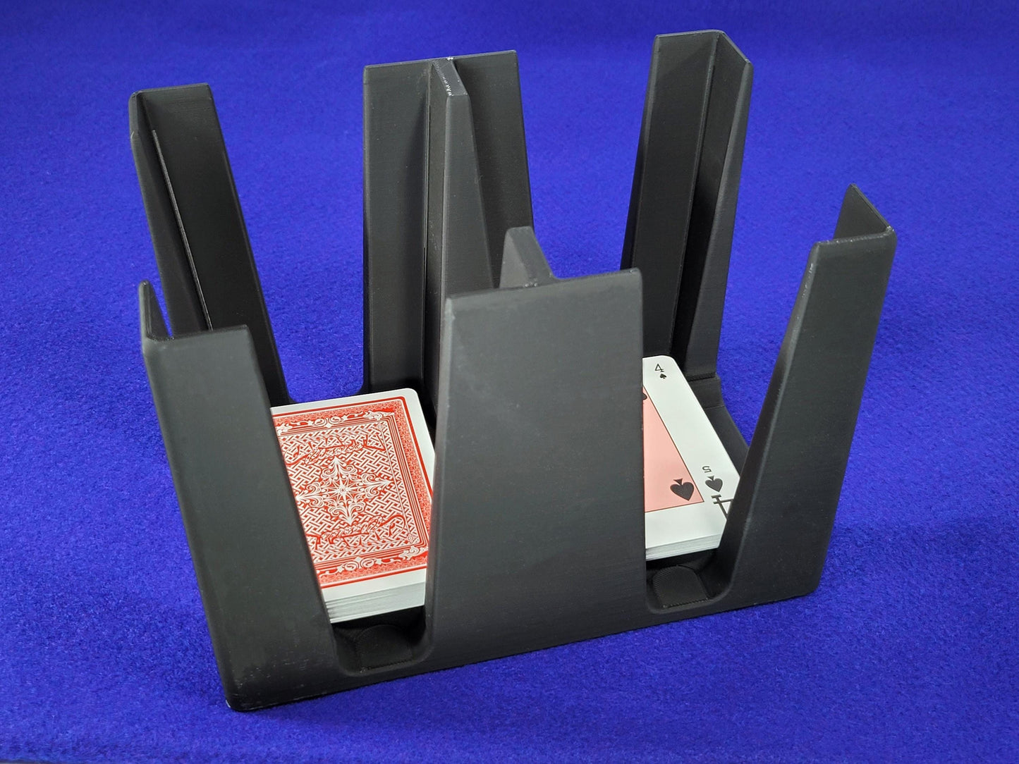 12-Deck Playing Card Tray: Canasta, Samba, Hand & Foot Card Games