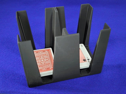12-Deck Playing Card Tray: Canasta, Samba, Hand & Foot Card Games