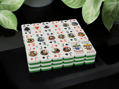 Cardian Poker Dominoes (MOD): Standard 52+2 Jokers Playing Card Deck, Made in USA