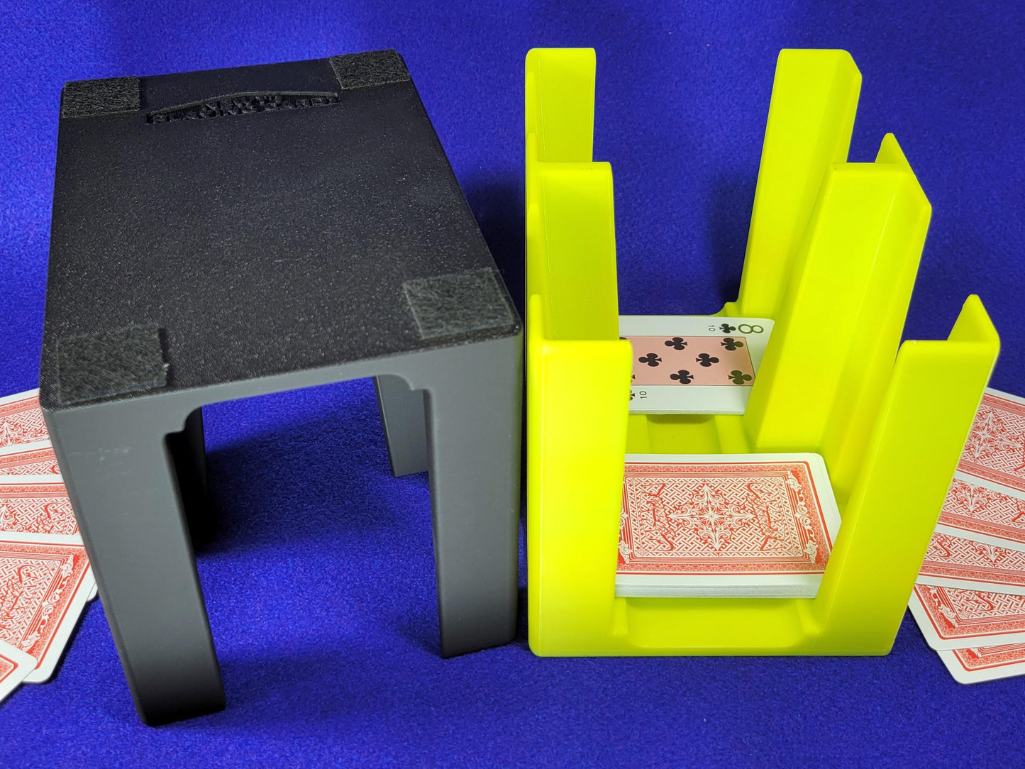 12-Deck Playing Card Tray: Canasta, Samba, Hand & Foot Card Games