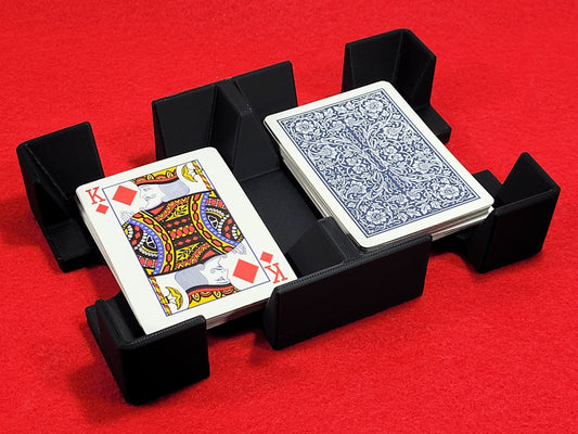Plastic Playing Card Economy Tray: Rummy, Canasta, UNO - Made in USA