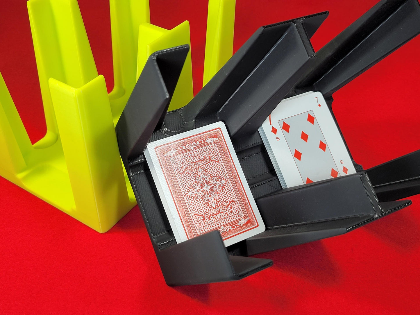 12-Deck Playing Card Tray: Canasta, Samba, Hand & Foot Card Games