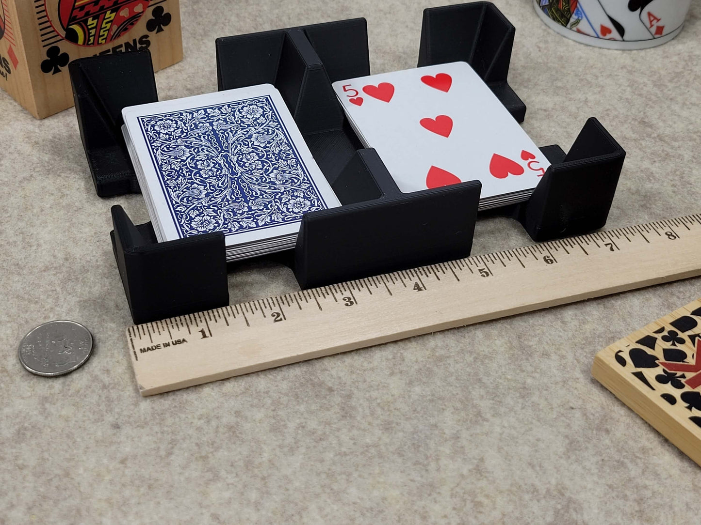 Plastic Playing Card Economy Tray: Rummy, Canasta, UNO - Made in USA