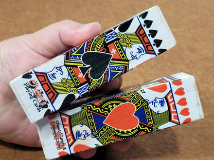 Jacks are Better Poker Gift Suit Indicator: Wood Playing Card Guard
