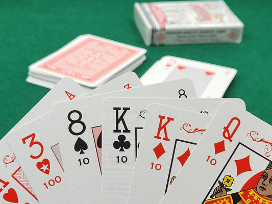 Canasta Clásico Playing Cards: Deluxe Double Deck Set - Point Values