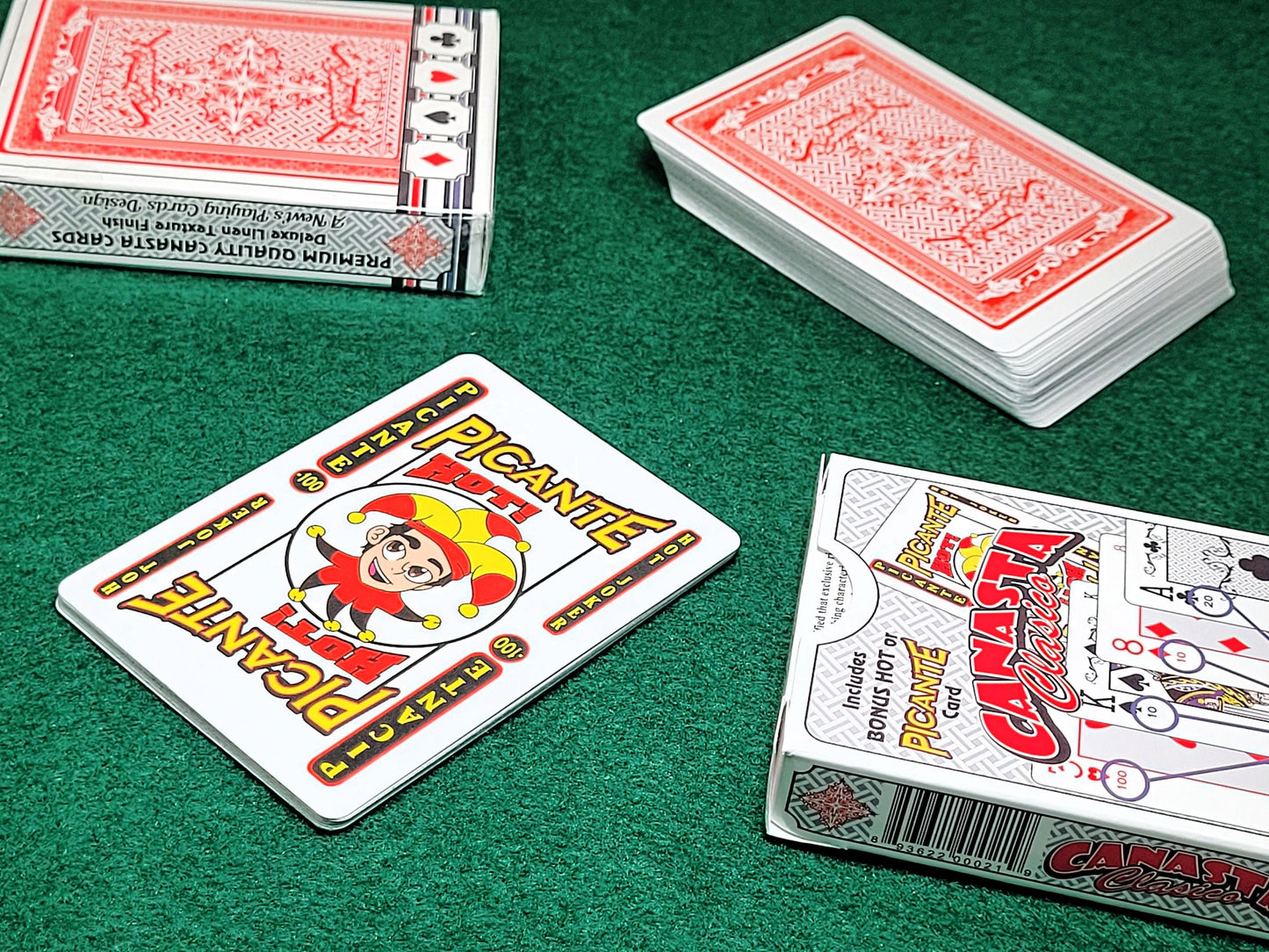 Canasta Clásico Playing Cards: Deluxe Double Deck Set - Point Values