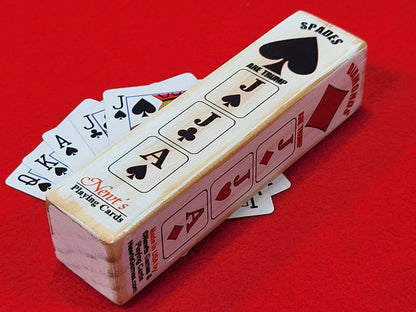 Euchre Suited Trump Club: Wood, Card Ranking Indicator - Made in USA