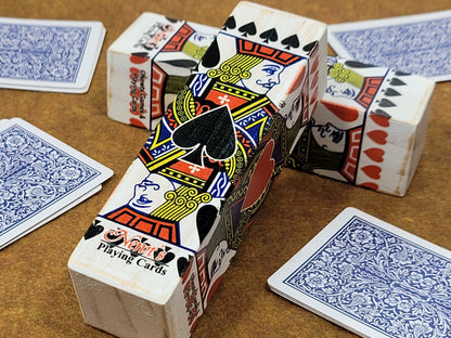 Jacks are Better Poker Gift Suit Indicator: Wood Playing Card Guard