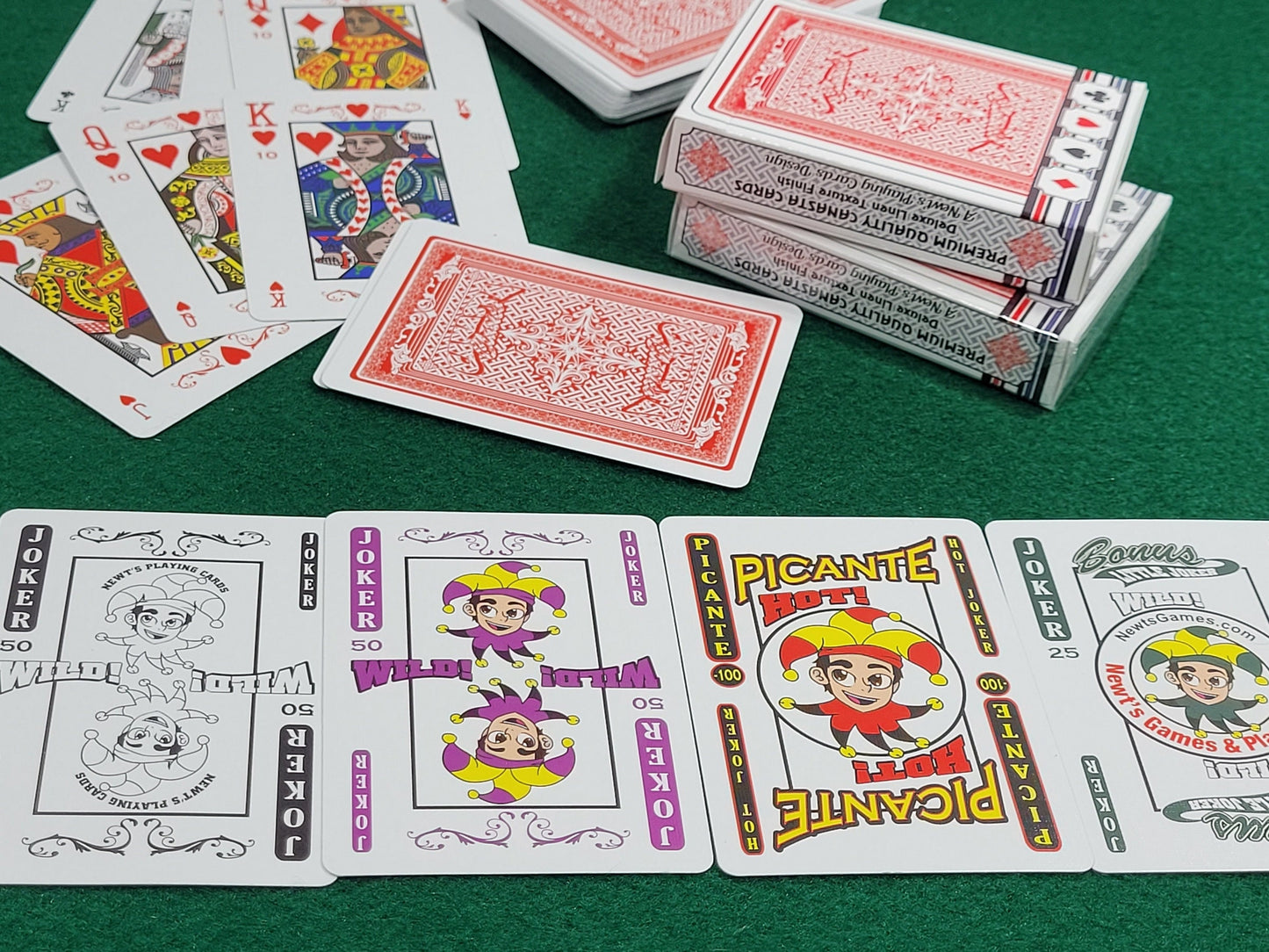 Canasta Clásico Playing Cards: Deluxe Double Deck Set - Point Values