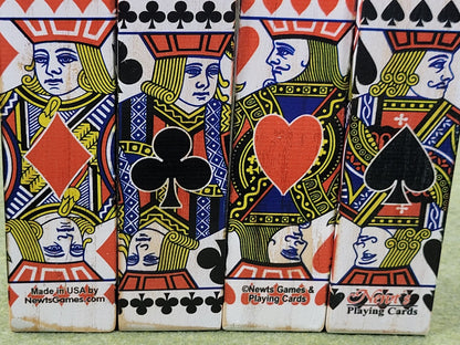 Jacks are Better Poker Gift Suit Indicator: Wood Playing Card Guard