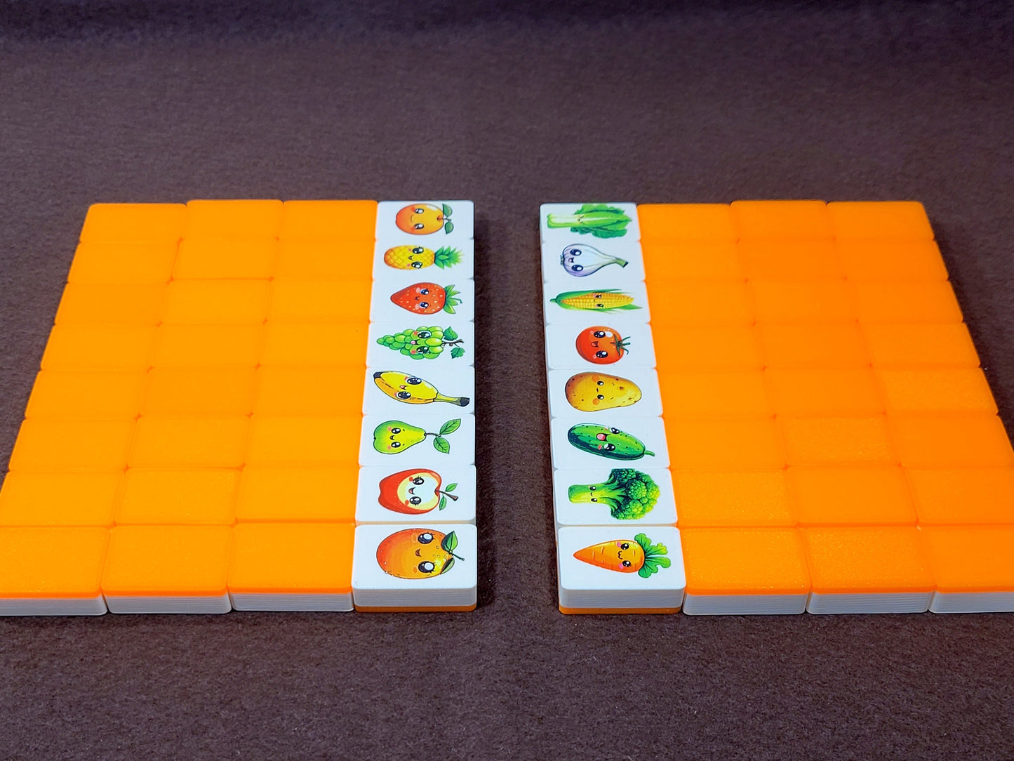 Fruit & Veggie Mahjong Tile Game: Seaside Escape, Made in USA