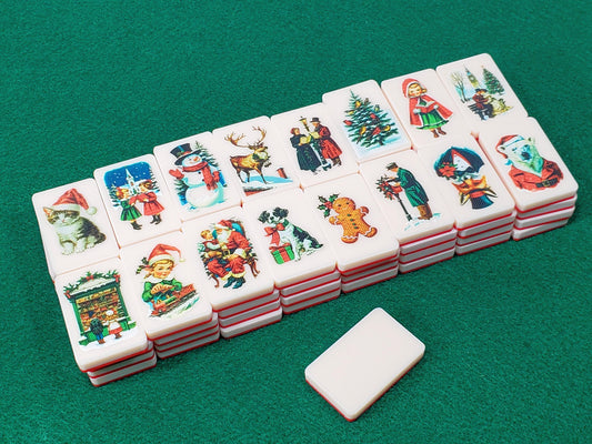Christmas Mahjong Tile Game: Seaside Escape, Memory Match - Made in USA