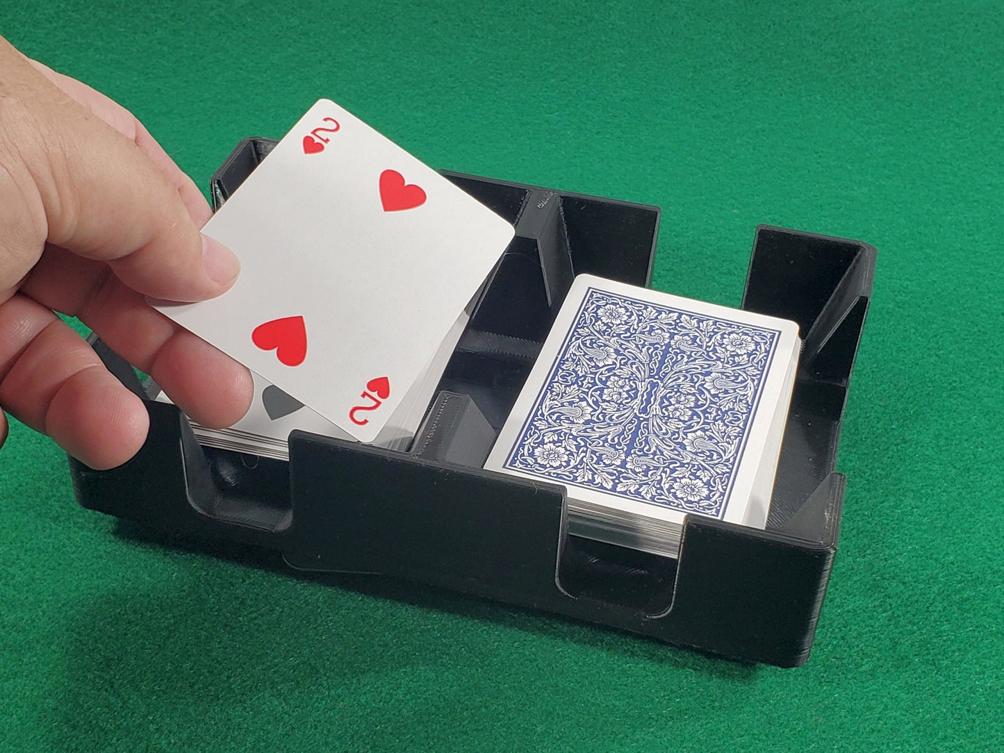 Revolving Playing Card Tray: Metal Spinner, USA Made