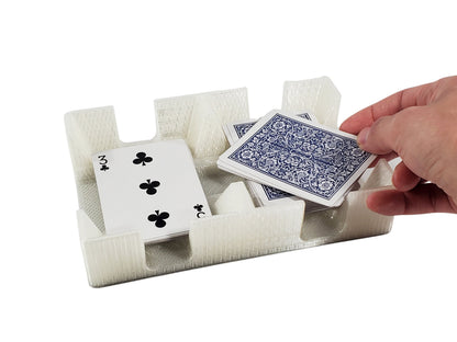 Revolving Playing Card Tray: Metal Spinner, USA Made