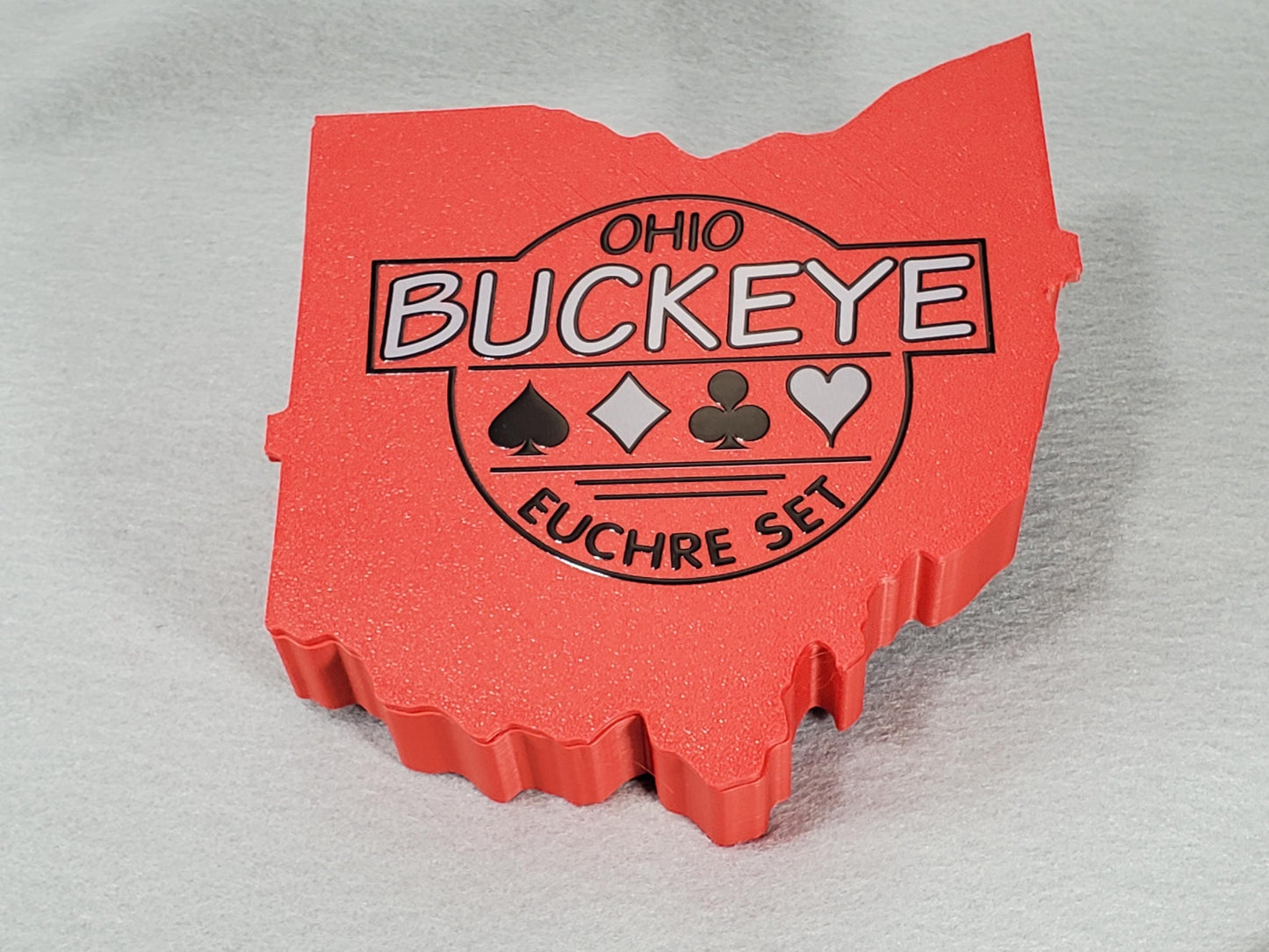 Ohio Buckeye Euchre Card Box Set: Includes Buckeye Trivia Cards & Trump Markers