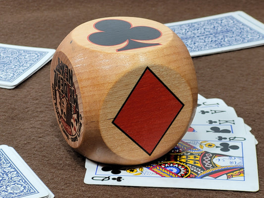 Wood Trump Indicator: Original Trumpmendous suited marker for playing card games (2.5 inch)