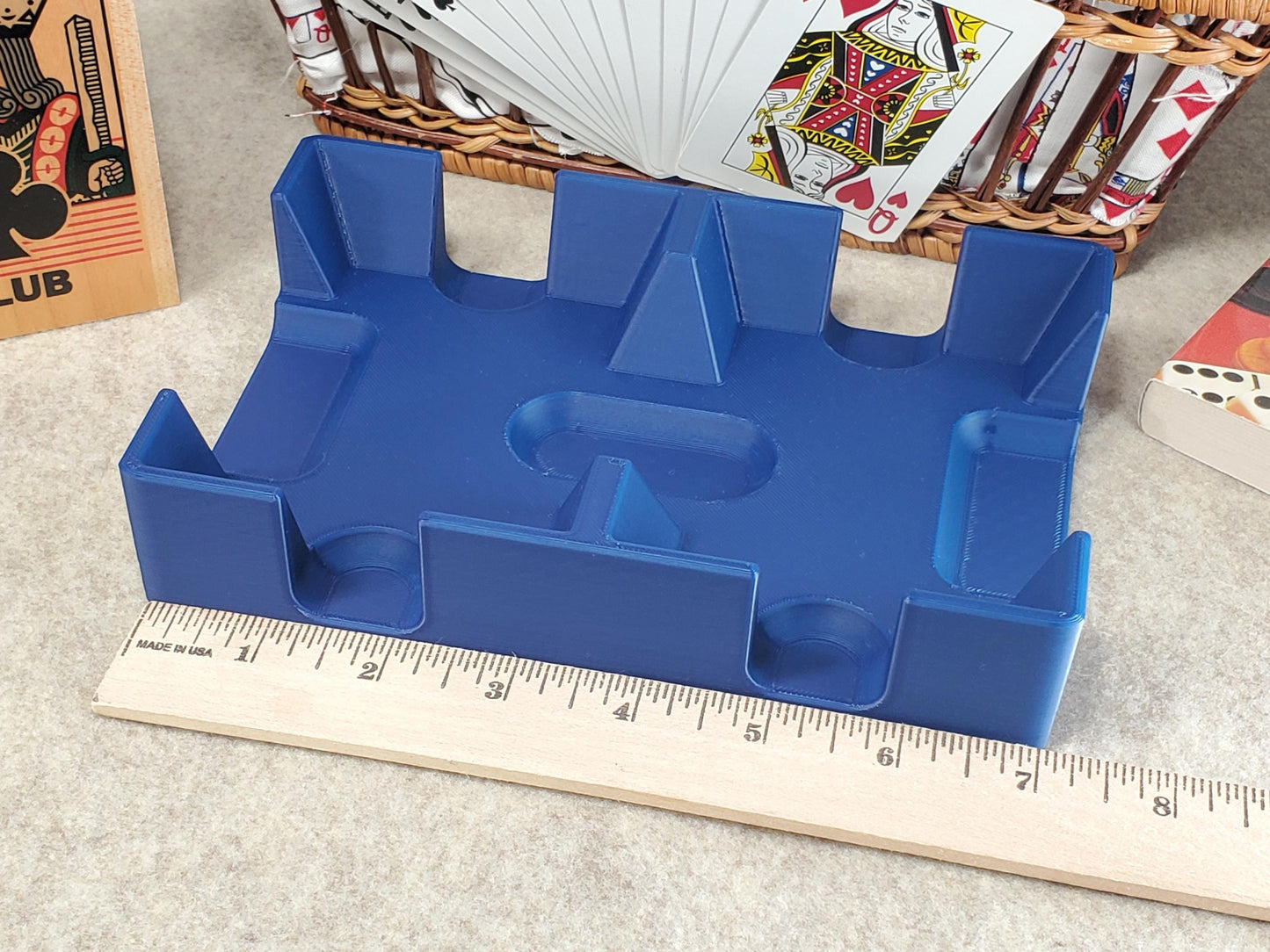 Revolving Playing Card Tray: Metal Spinner, USA Made