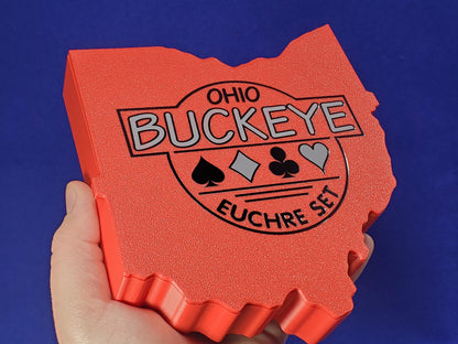 Ohio Buckeye Euchre Card Box Set: Includes Buckeye Trivia Cards & Trump Markers