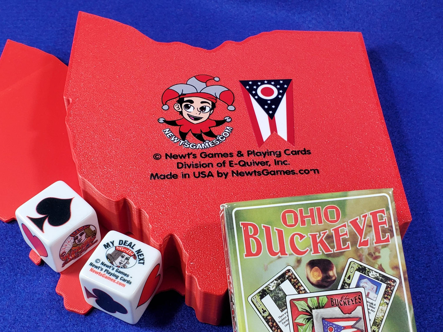 Ohio Buckeye Euchre Card Box Set: Includes Buckeye Trivia Cards & Trump Markers